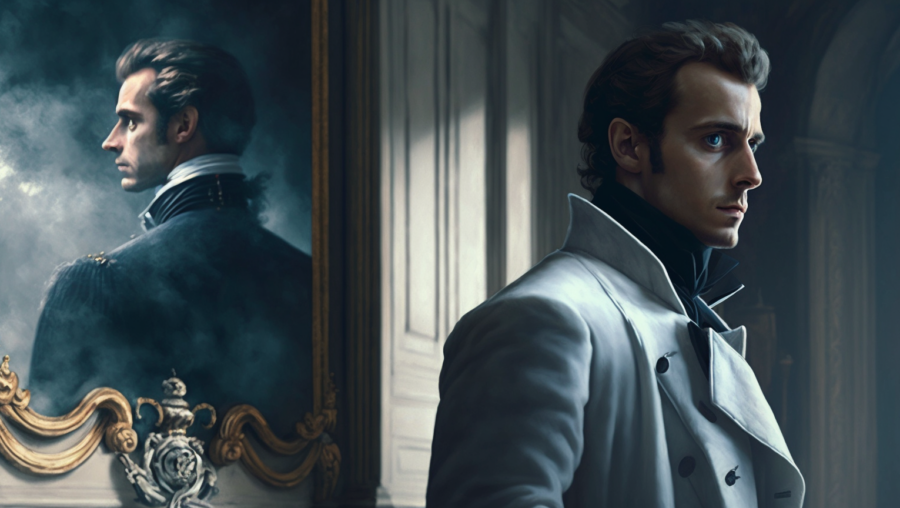 macron dans un palais